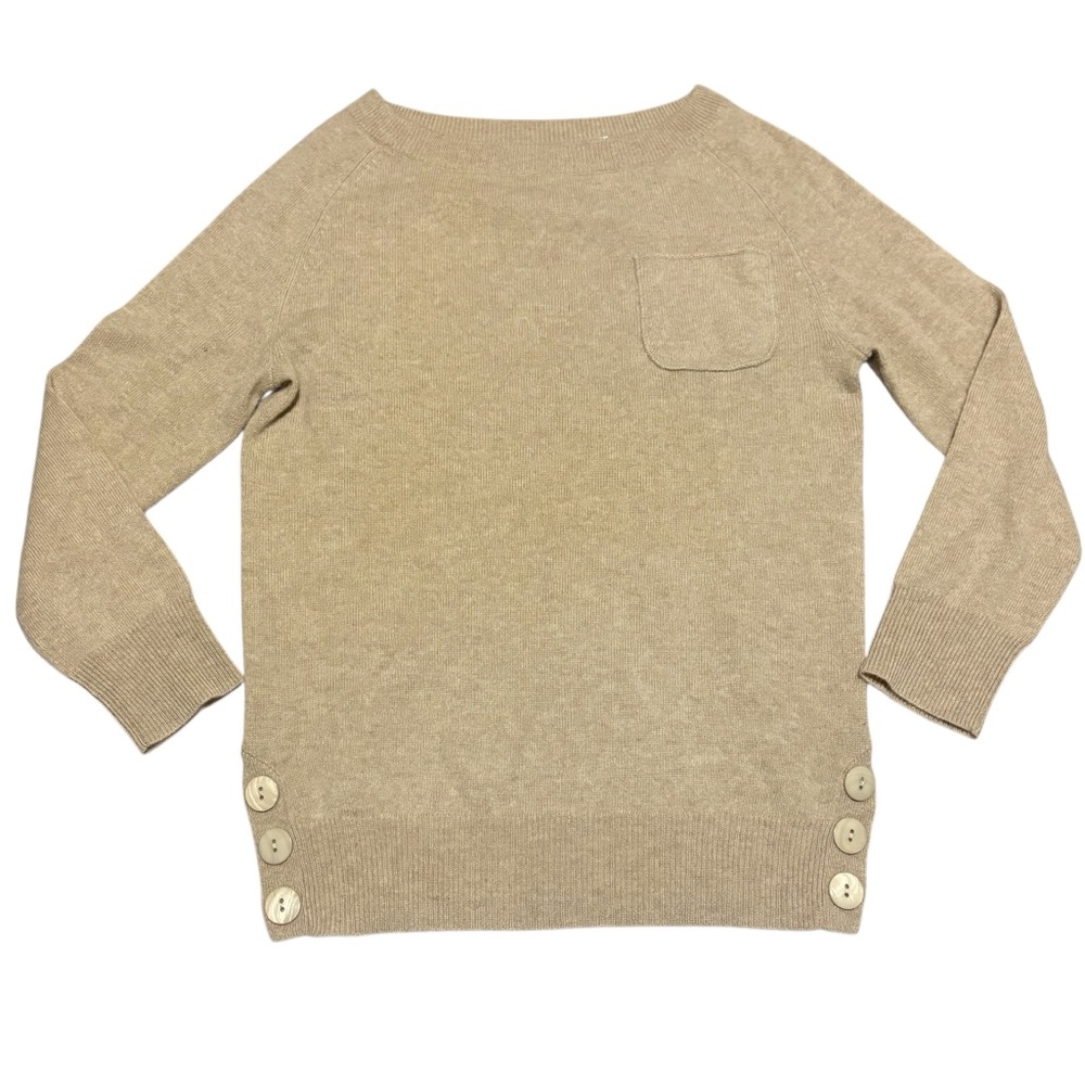 Soft Cashmere Crewneck Pullover Sweater - Size XS
